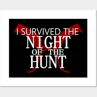 I Survived The Night of the Hunt Posters and Art